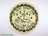 Click to enlarge 1959 Mount Nemo Scout Camp